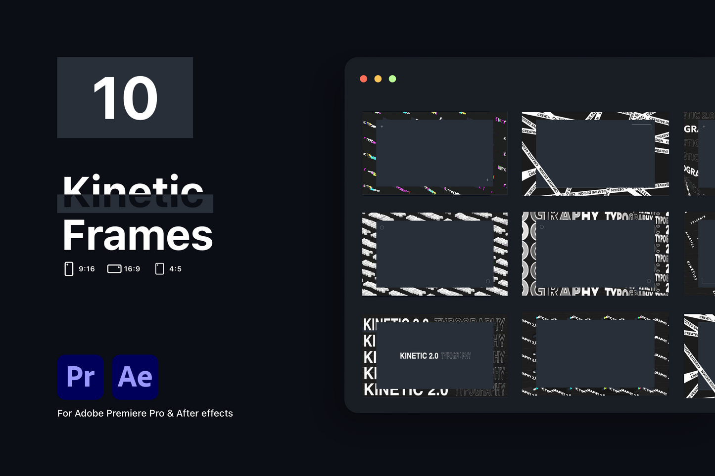 Kinetic Frames 2.0 ccreation.store