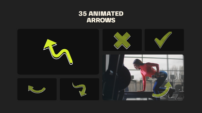 Arrow Pack Mogrt, Premiere Pro Templates
