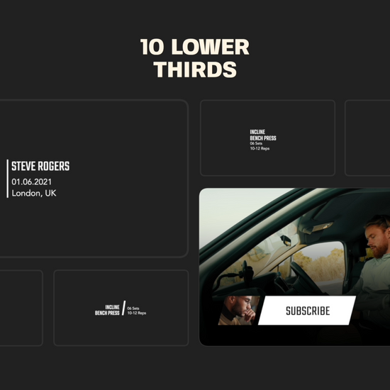 Motion Graphics Templates Lower Thirds