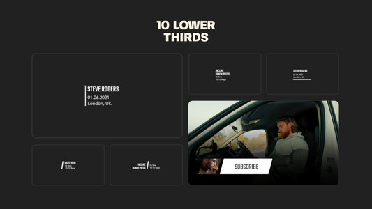 Motion Graphics Templates Lower Thirds