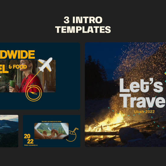Travel Opener | MOGRT - Video Template