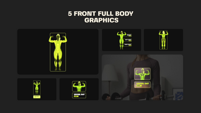Workout Muscle Anatomies Pack For After Effects
